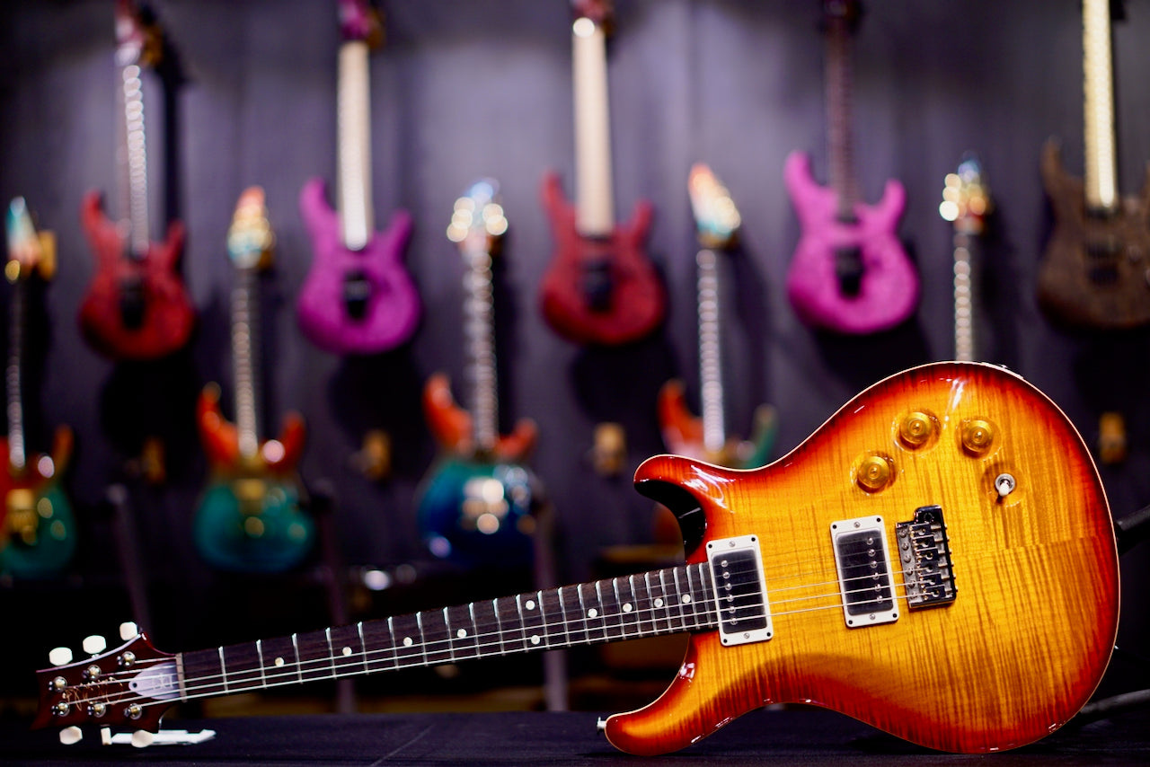 PRS DGT Moons Dark Cherry Sunburst 0410390
