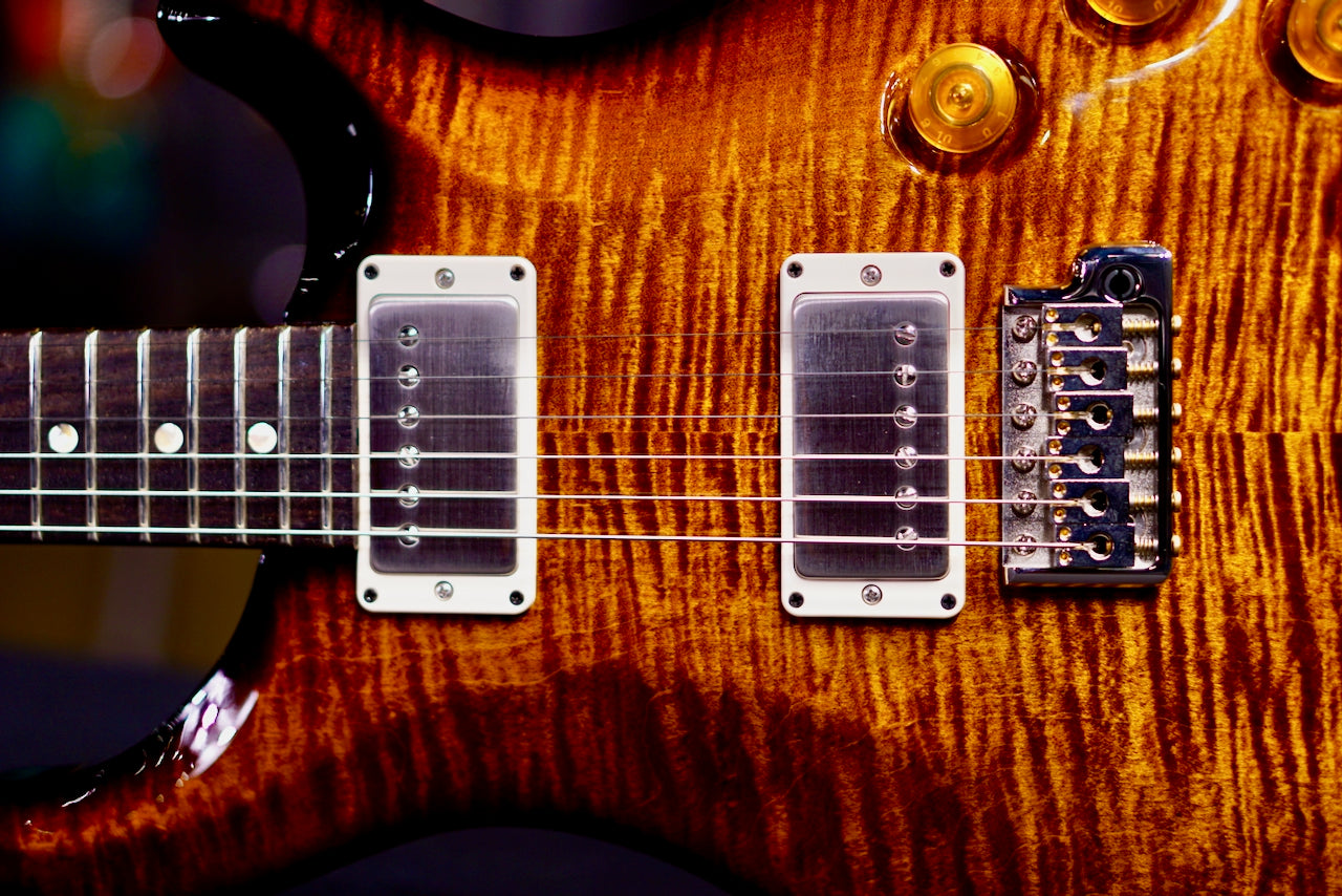 PRS DGT Moons Black Gold Wraparound Burst 0411467