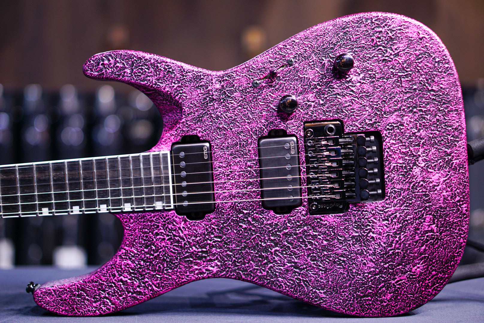 ESP Original M-II CTM Castmetal Pink E2690232 - HIENDGUITAR ESP GUITAR