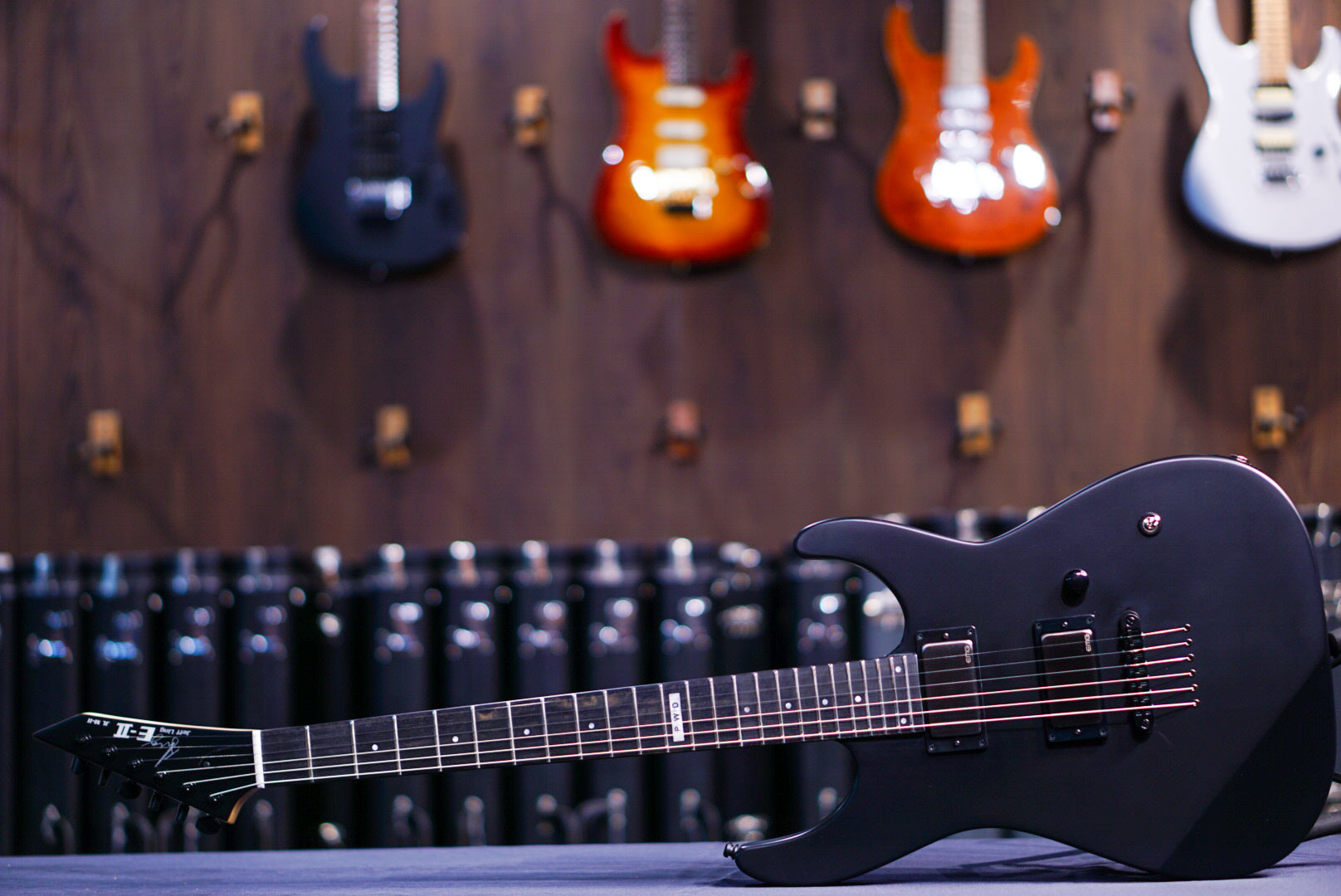 E-II JL-1 M-II NT Jeff Ling signature PARKWAY DRIVE Black satin ES9481233 - HIENDGUITAR ESP GUITAR