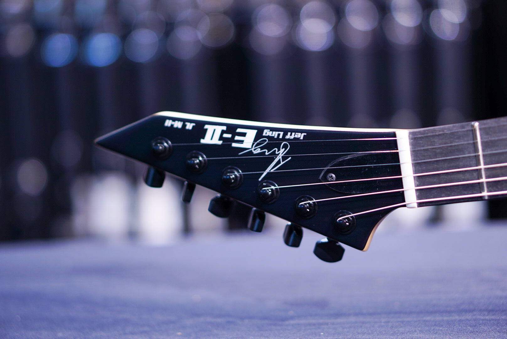 E-II JL-1 M-II NT Jeff Ling signature PARKWAY DRIVE Black satin ES9481233 - HIENDGUITAR ESP GUITAR