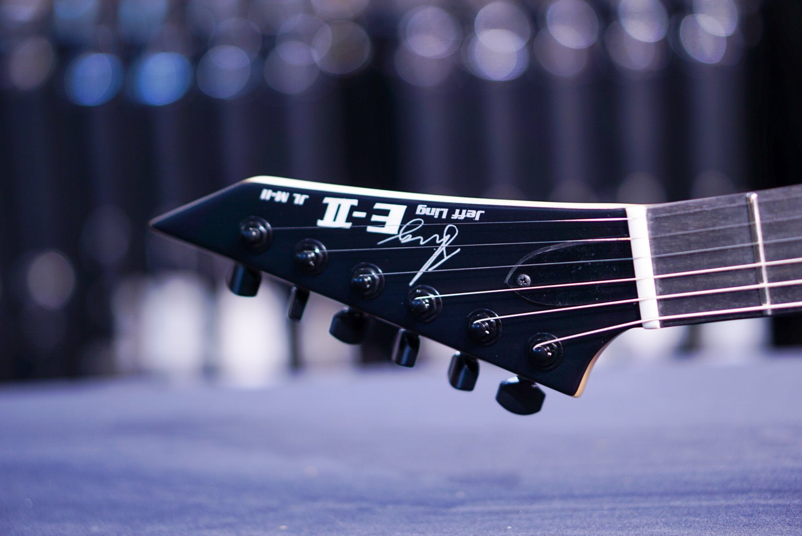 E-II JL-1 M-II NT Jeff Ling signature PARKWAY DRIVE Black satin ES9481233 - HIENDGUITAR ESP GUITAR