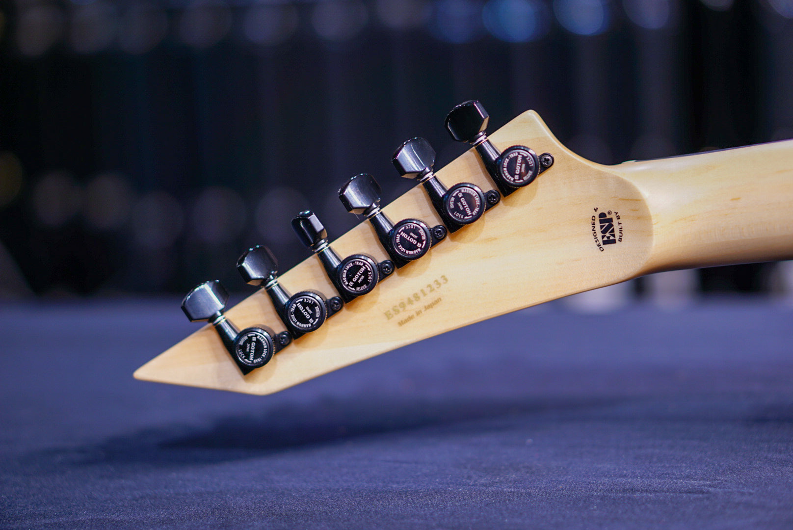 E-II JL-1 M-II NT Jeff Ling signature PARKWAY DRIVE Black satin ES9481233 - HIENDGUITAR ESP GUITAR