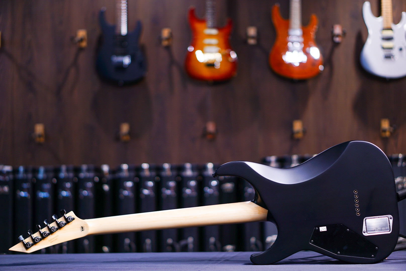 E-II JL-1 M-II NT Jeff Ling signature PARKWAY DRIVE Black satin ES9481233 - HIENDGUITAR ESP GUITAR