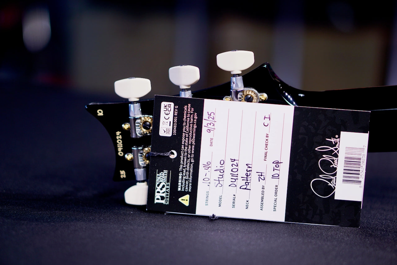 PRS Studio Charcoal Wraparound Smokeburst 10 Top 0411024