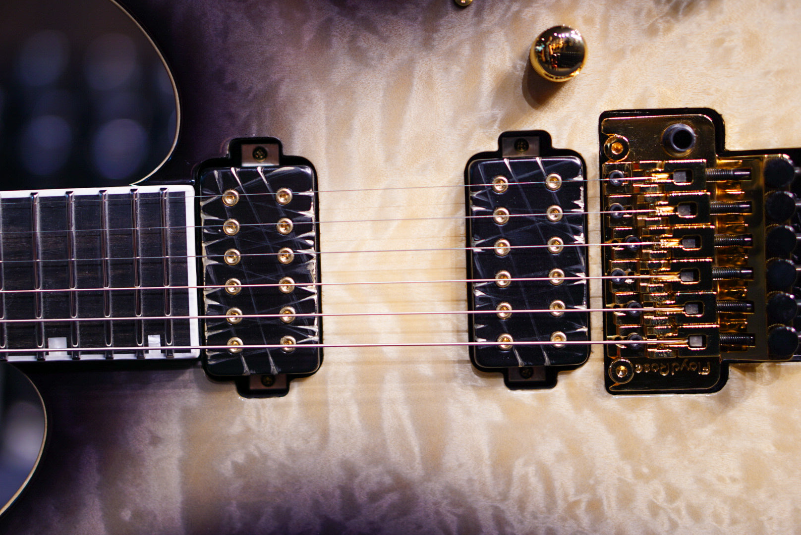 ESP E-II M-II/QM/Black Natural Burst ES4751233 - HIENDGUITAR E-II GUITAR