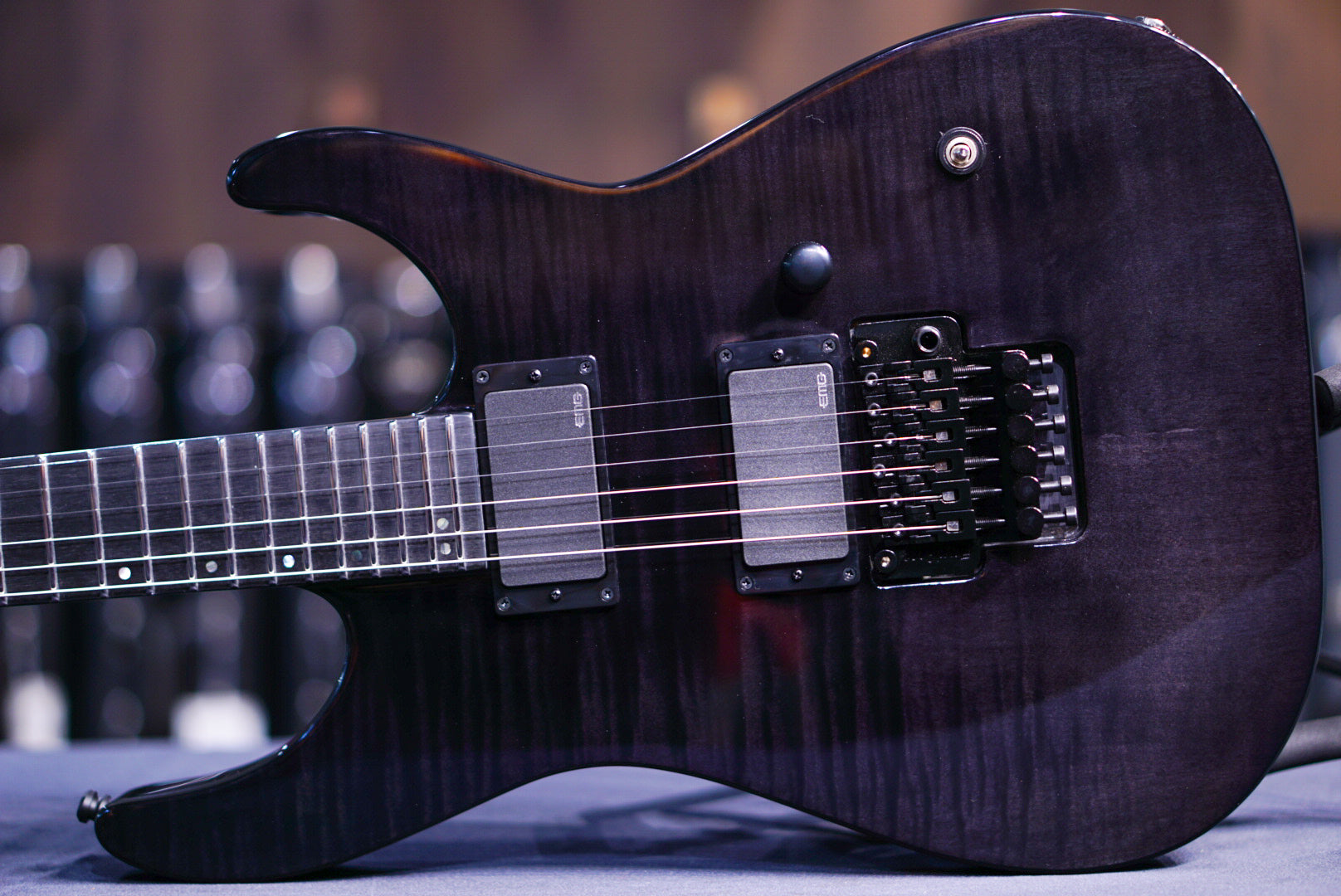 ESP E-II M-II SEE THRU BLACK ES9330233 - HIENDGUITAR ESP GUITAR