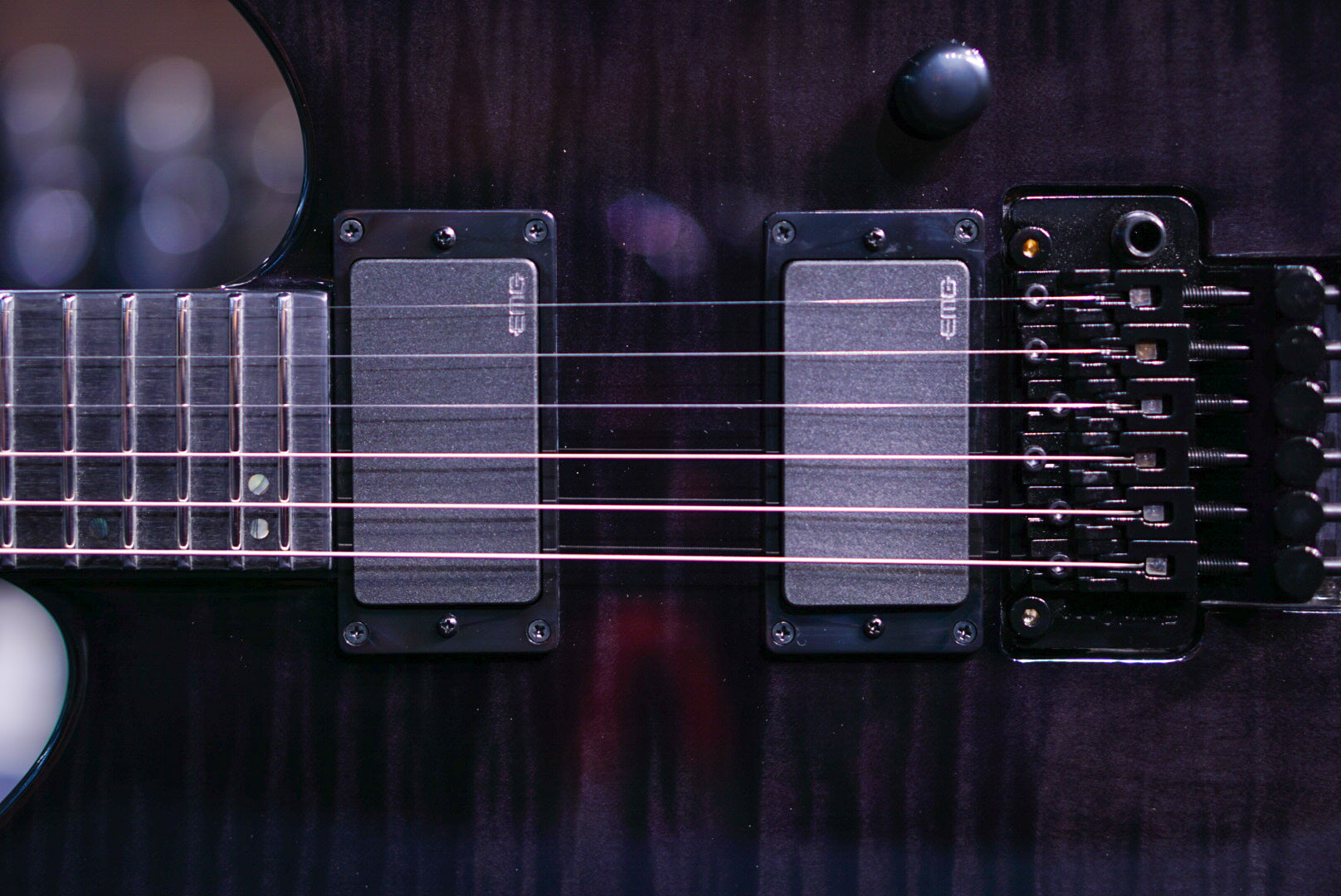 ESP E-II M-II SEE THRU BLACK ES9330233 - HIENDGUITAR ESP GUITAR