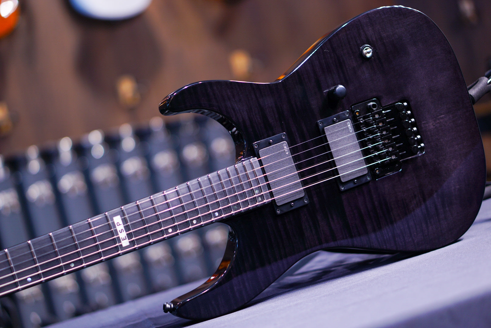 ESP E-II M-II SEE THRU BLACK ES9330233 - HIENDGUITAR ESP GUITAR