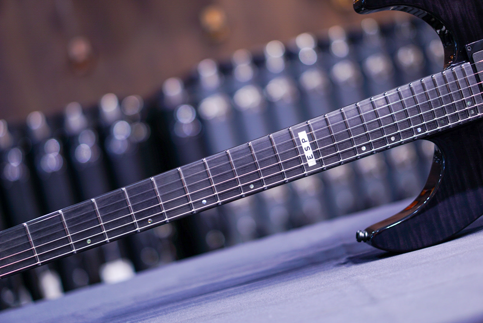 ESP E-II M-II SEE THRU BLACK ES9330233 - HIENDGUITAR ESP GUITAR