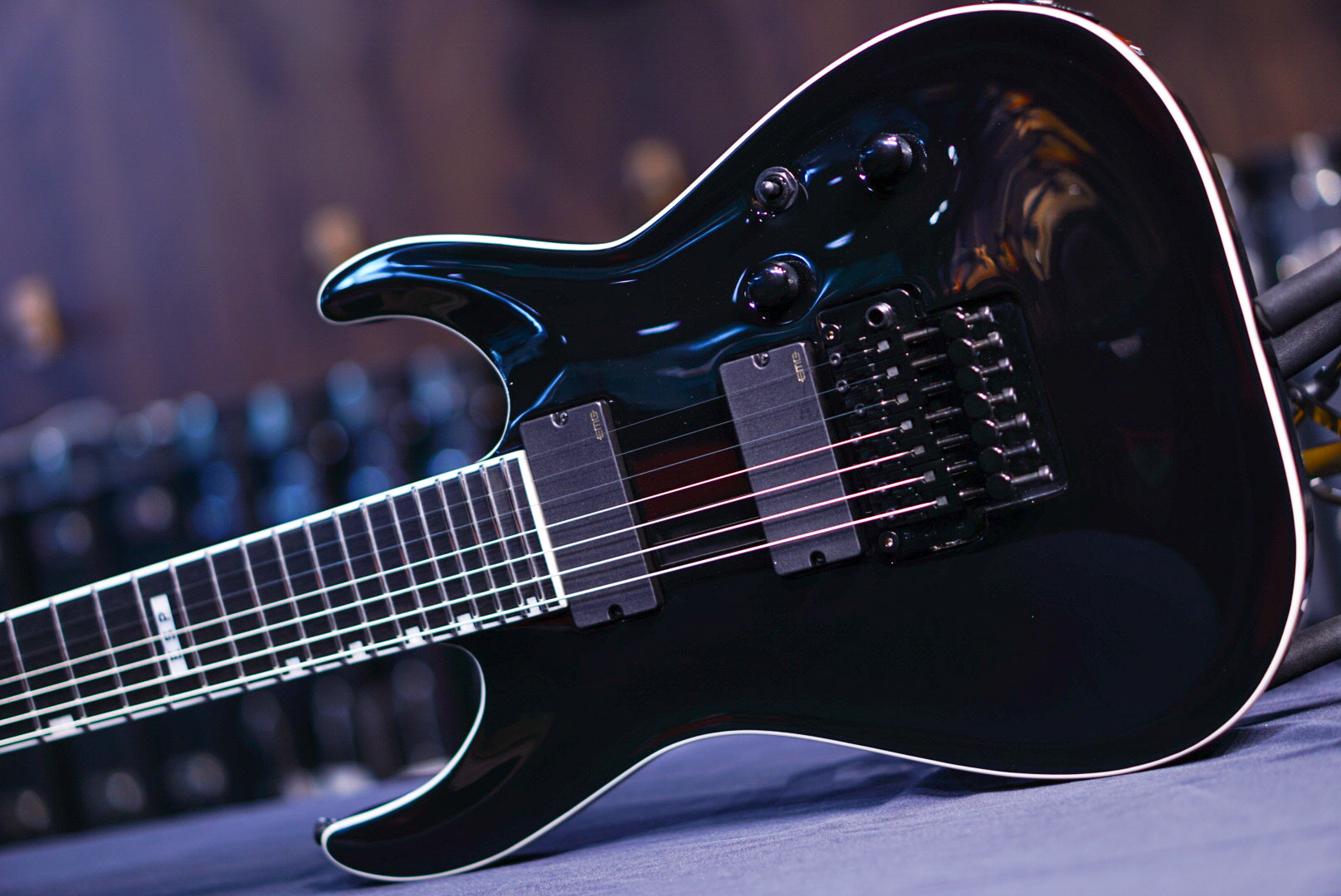 ESP E-II HORIZON FR-7 black ES4141233 - HIENDGUITAR E-II GUITAR