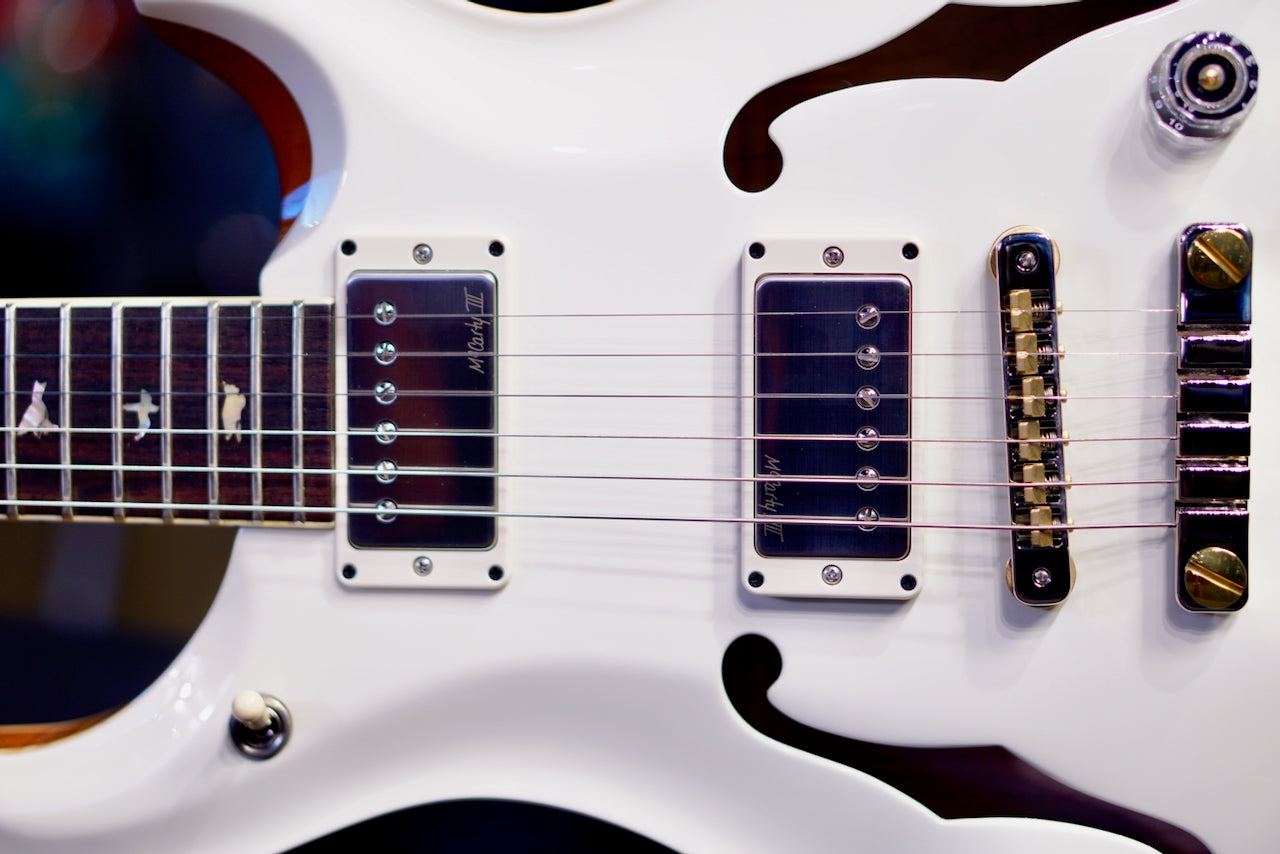 PRS McCarty 594 Hollowbody II Antique White Top (Natural Back) 0399663