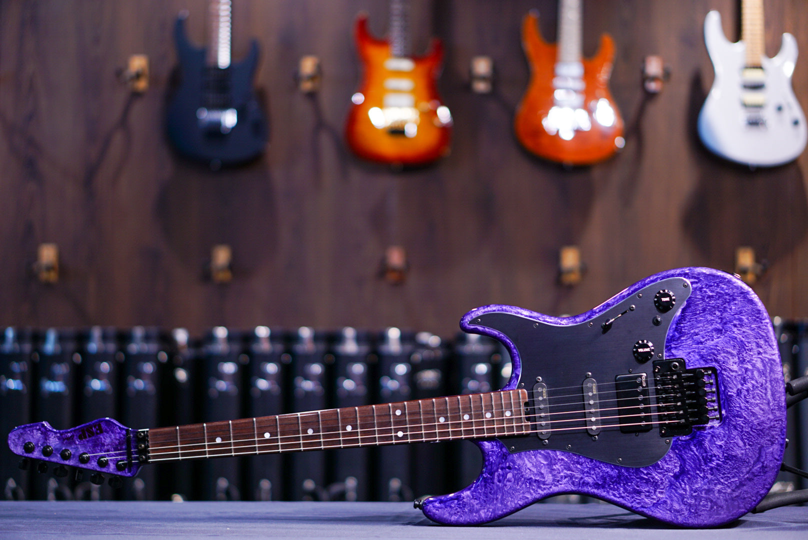 ESP Original SNAPPER FR Liquid metal purple E6350232 - HIENDGUITAR ESP GUITAR