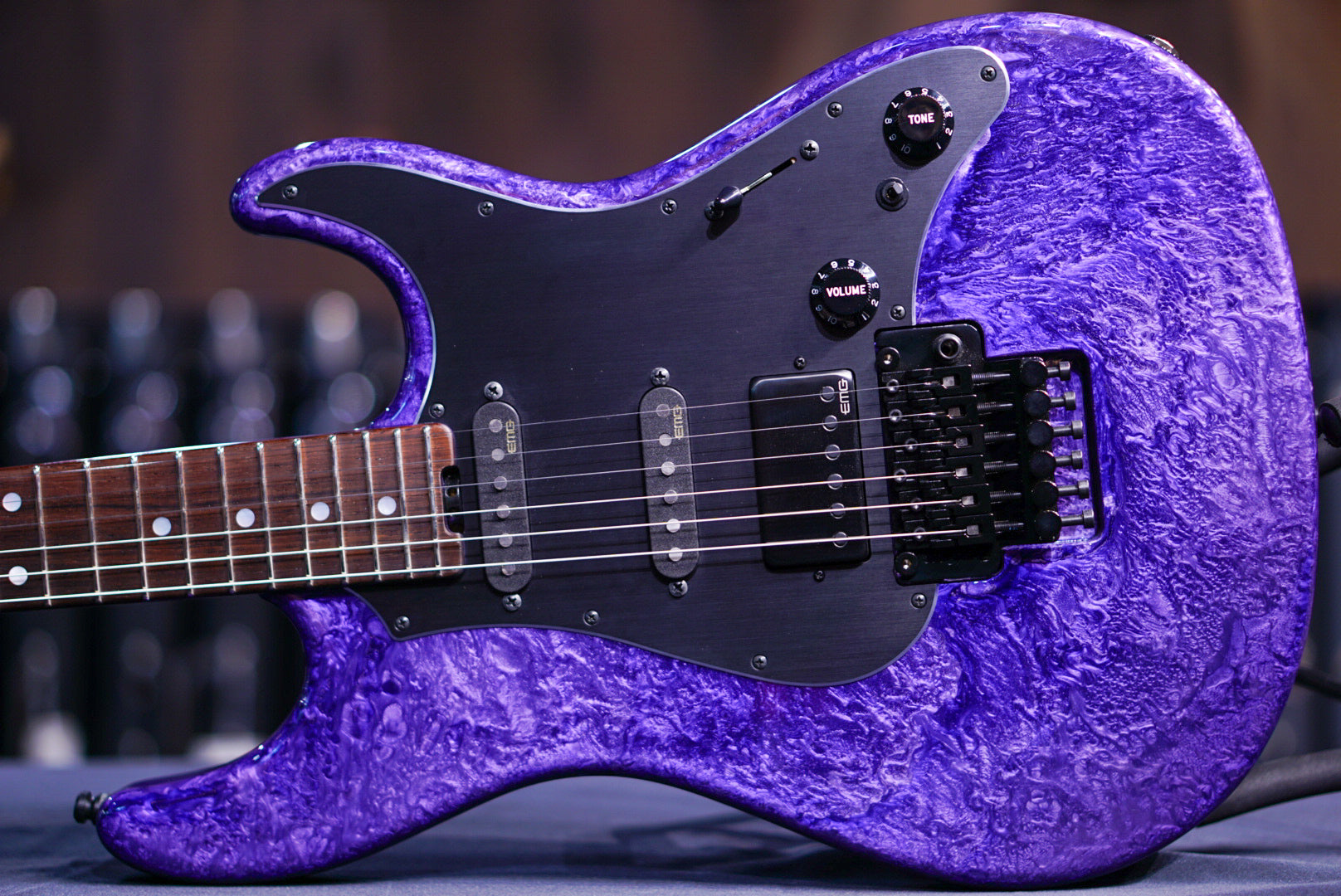 ESP Original SNAPPER FR Liquid metal purple E6350232 - HIENDGUITAR ESP GUITAR