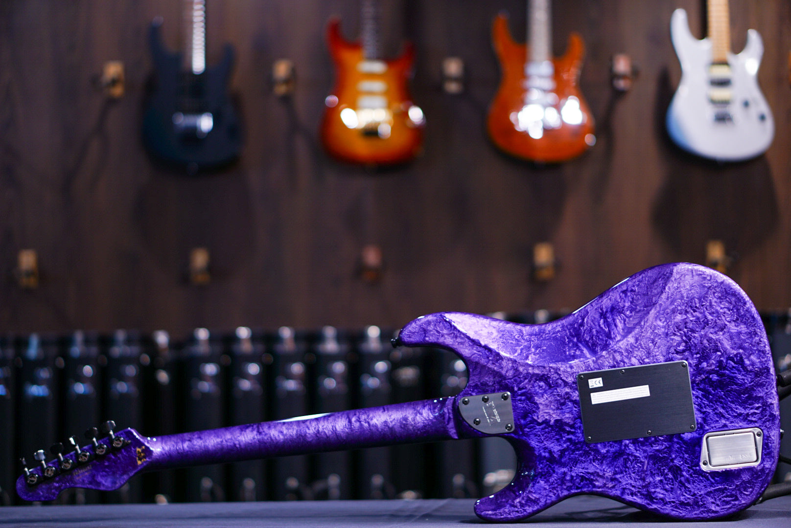 ESP Original SNAPPER FR Liquid metal purple E6350232 - HIENDGUITAR ESP GUITAR