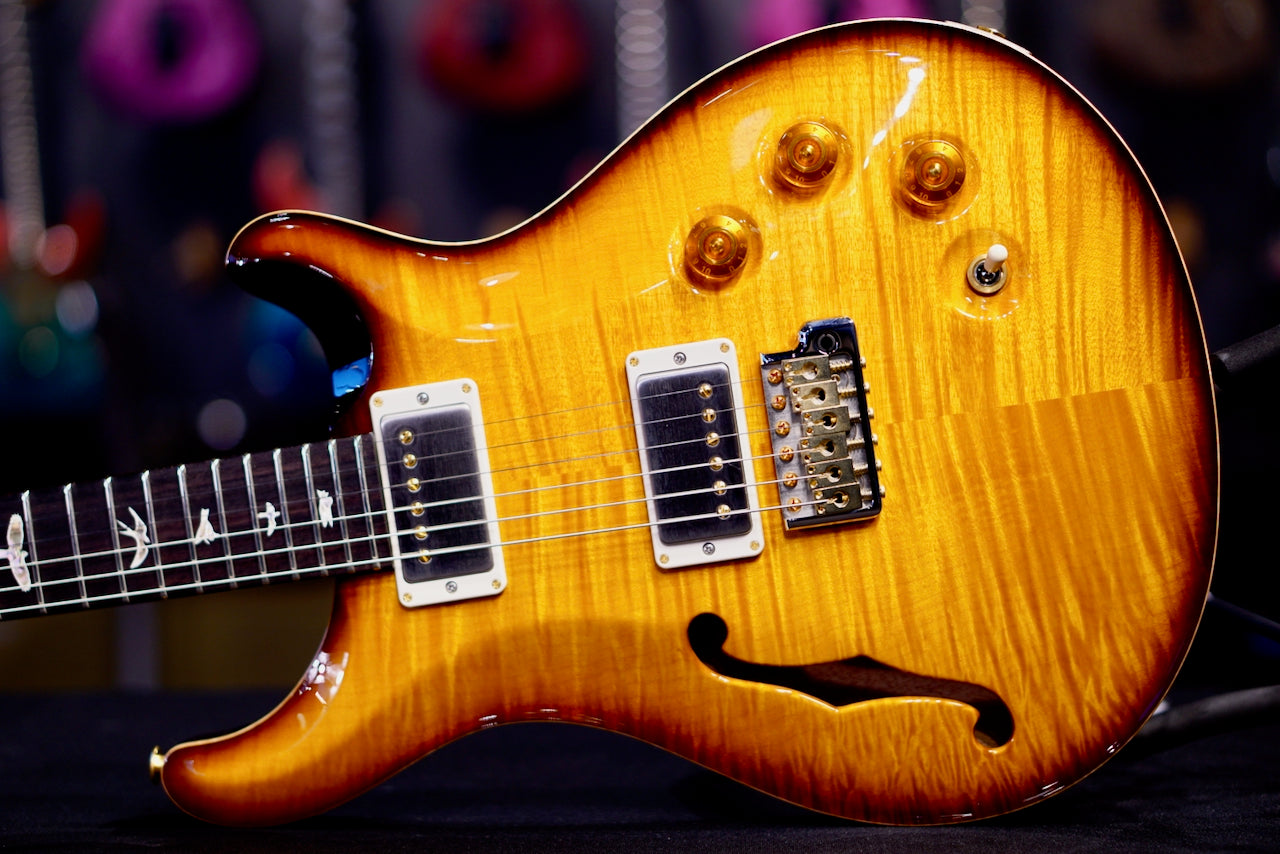 PRS DGT Semi-Hollow Birds 10 Top McCarty Tobacco Sunburst 0420506