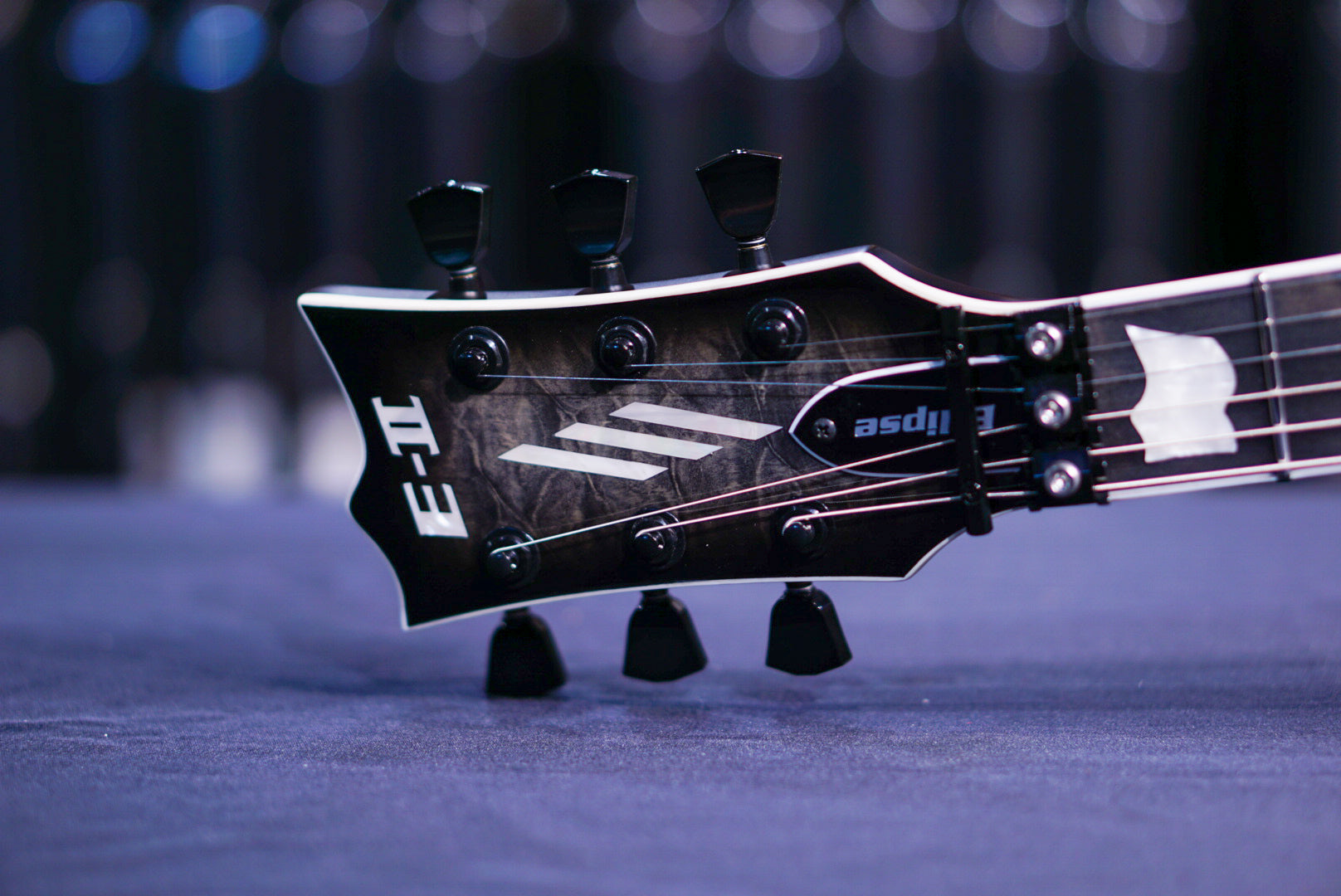 ESP E-II ECLIPSE-QM/FR/FL/Charcoal Burst ES9790233 - HIENDGUITAR E-II GUITAR