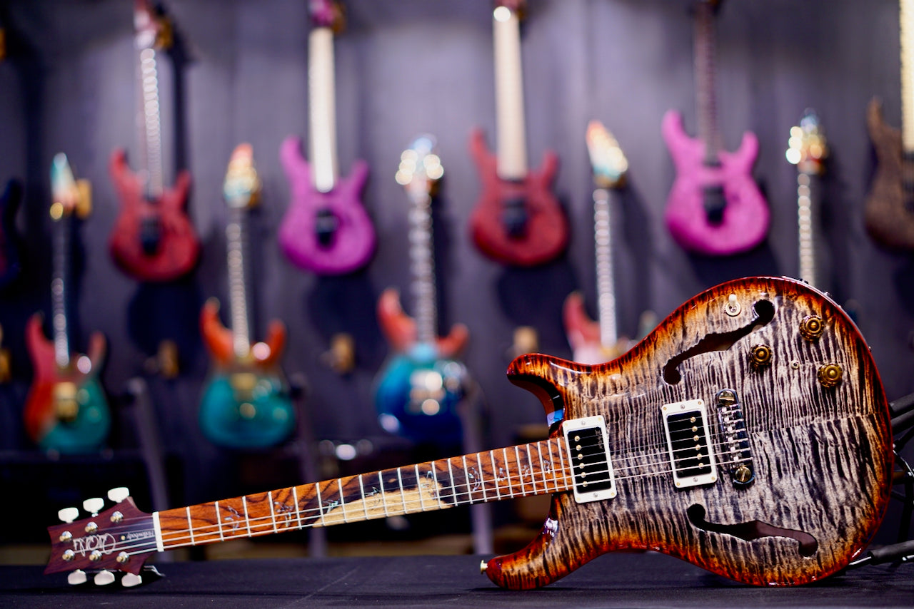 PRS Hollowbody II Piezo Wood Library Custom Color Rosewood Neck 0411086