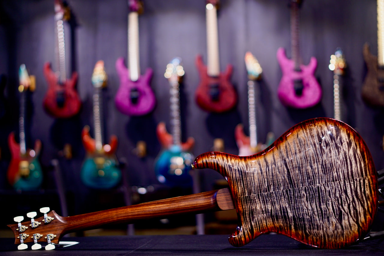 PRS Hollowbody II Piezo Wood Library Custom Color Rosewood Neck 0411086