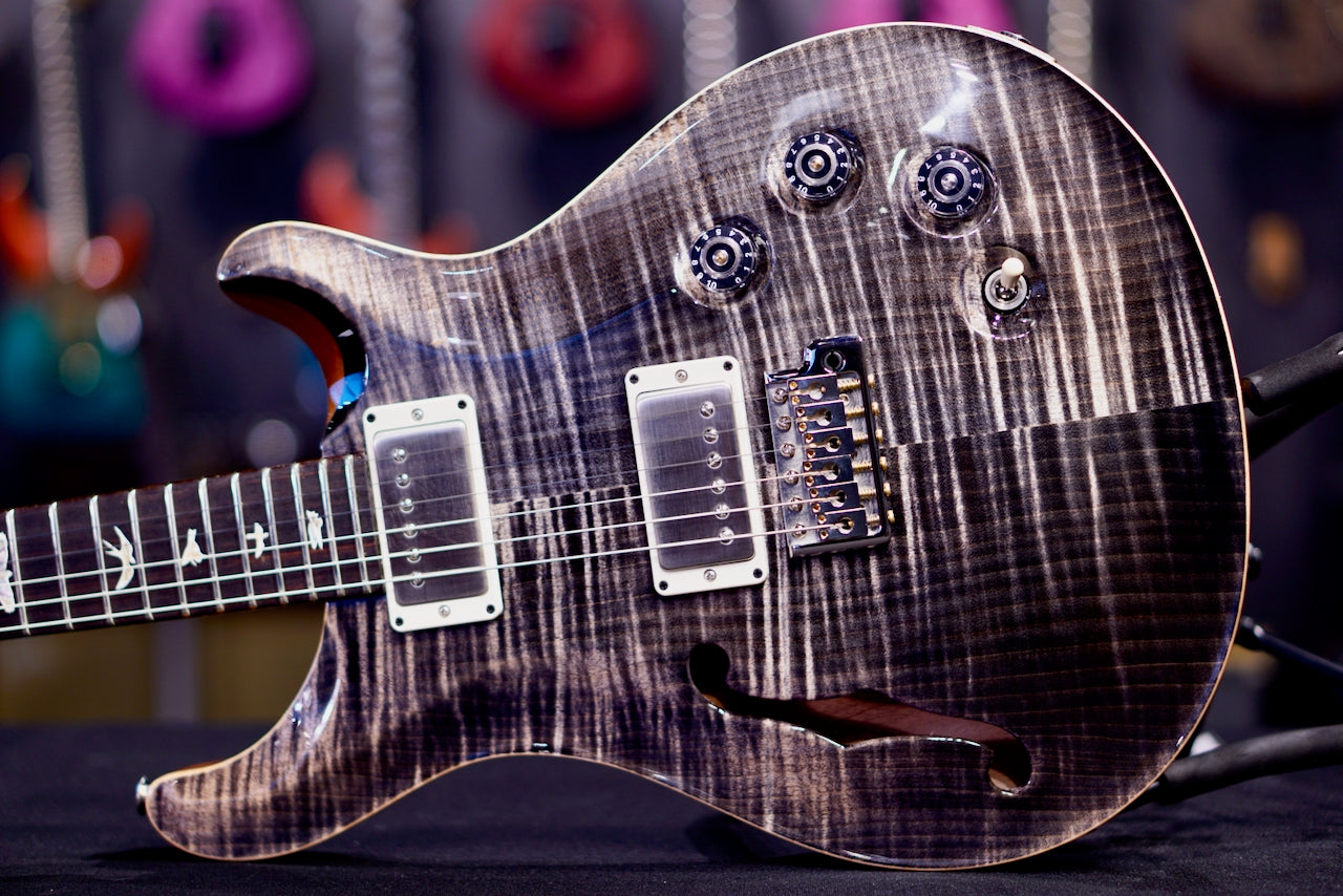 PRS DGT Semi-Hollow Birds Charcoal 0420505