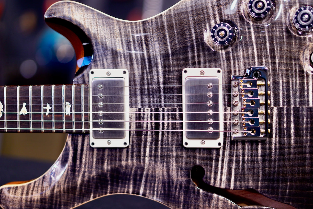 PRS DGT Semi-Hollow Birds Charcoal 0420505