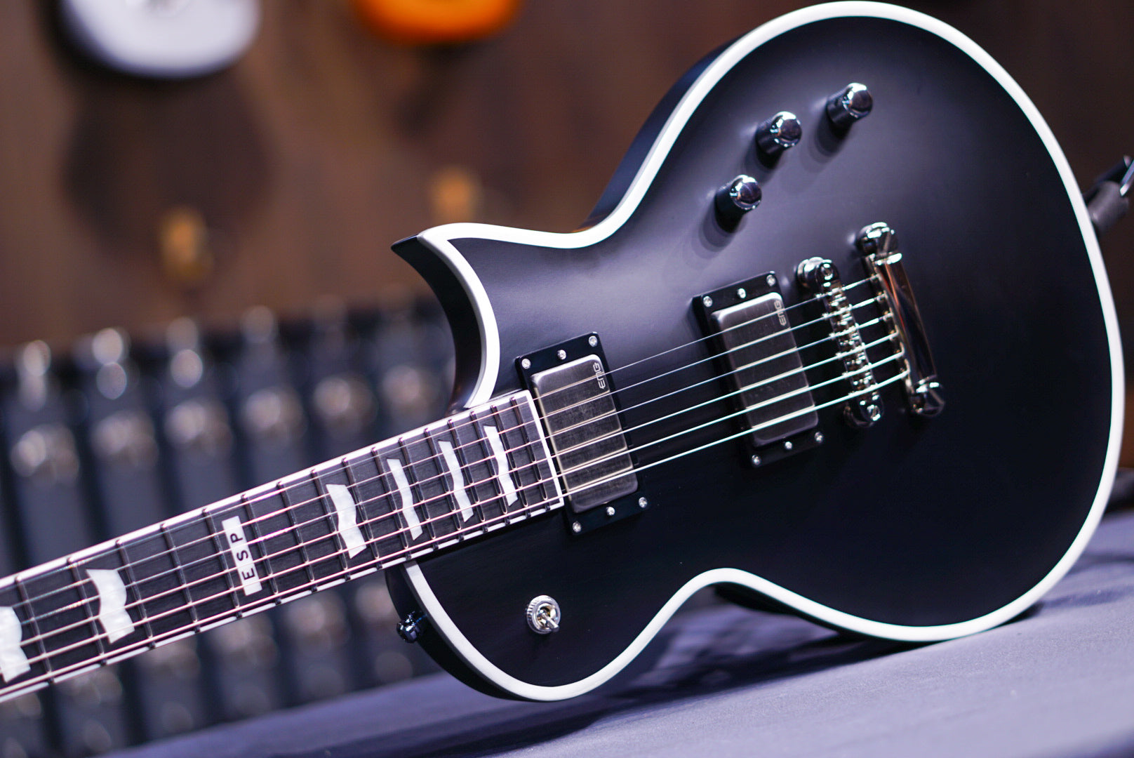 ESP E-II ECLIPSE BB BLACK SATIN ES8725223 - HIENDGUITAR ESP GUITAR