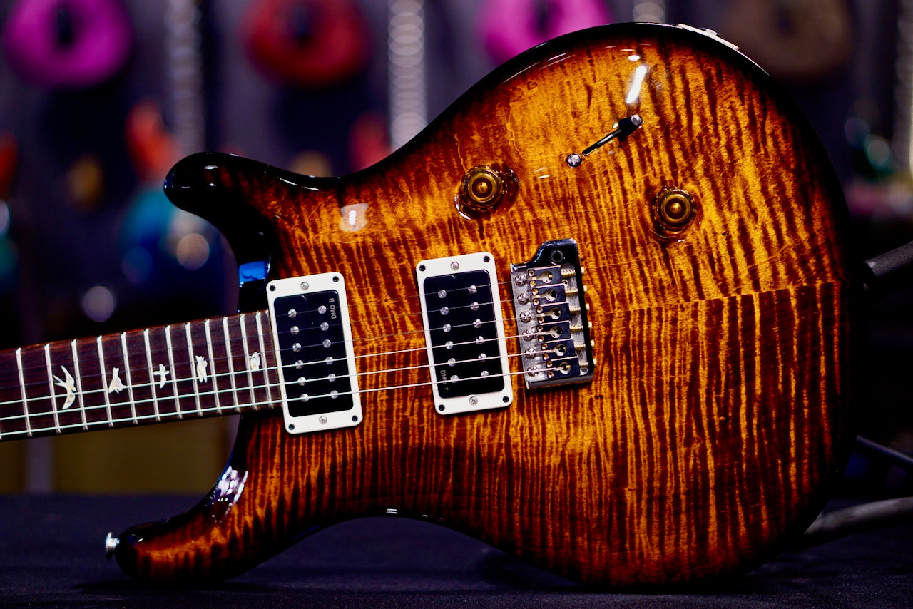PRS Custom 24 Black Gold Wraparound Burst 0413522