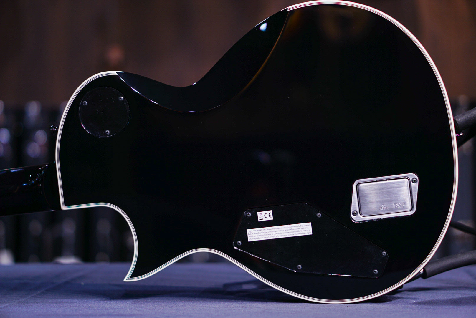 ESP ORIGINAL ECLIPSE-CTM DB Glitter storm black E3610231 - HIENDGUITAR ESP GUITAR