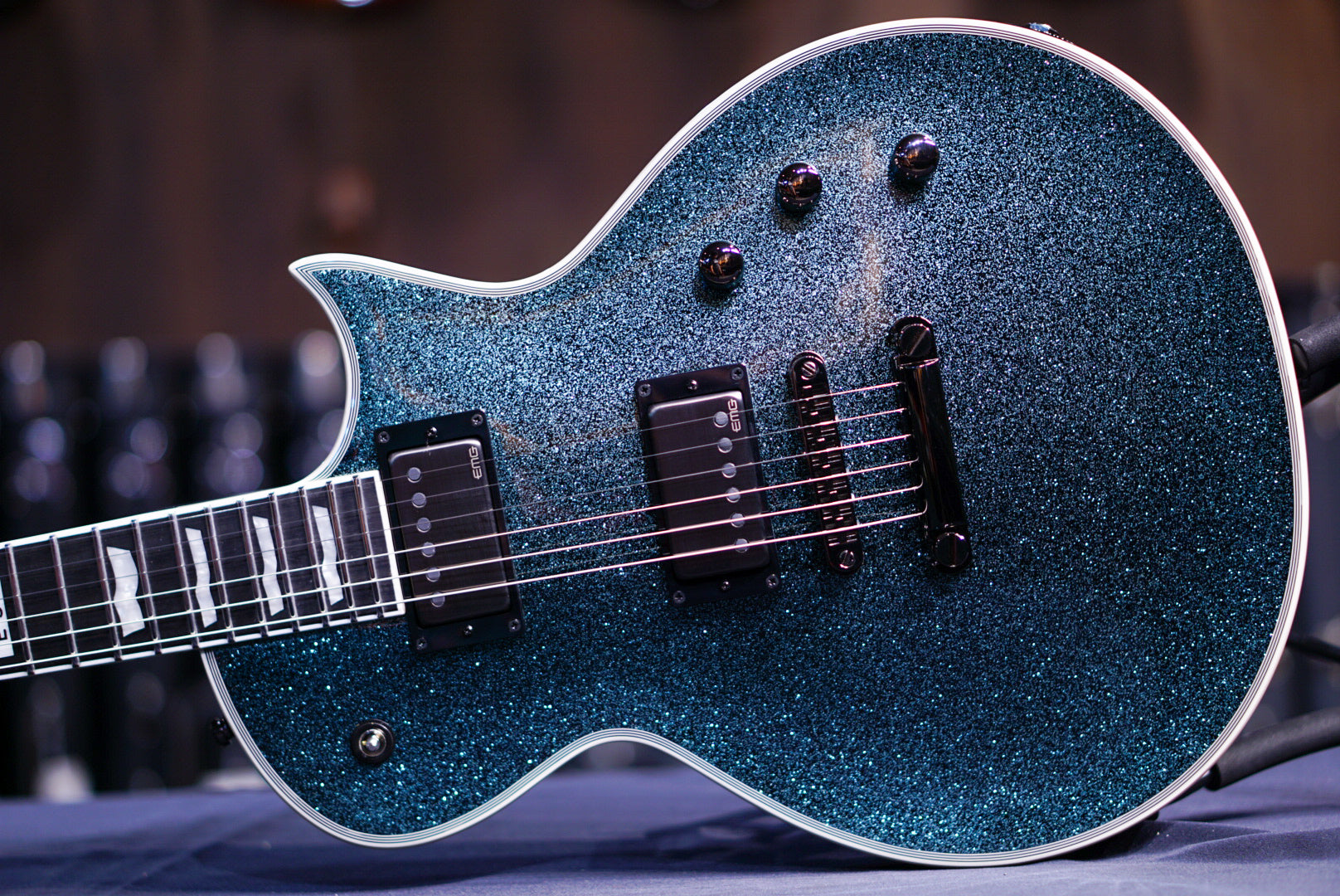 ESP E-II ECLIPSE DB GRANITE SPARKLE ES5651233 - HIENDGUITAR ESP GUITAR