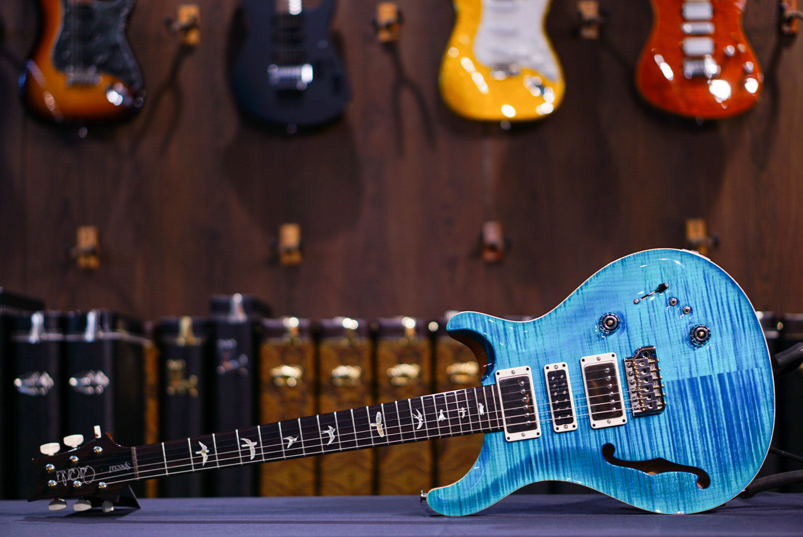 PRS Special Semi Hollow Peacock Blue 0393738