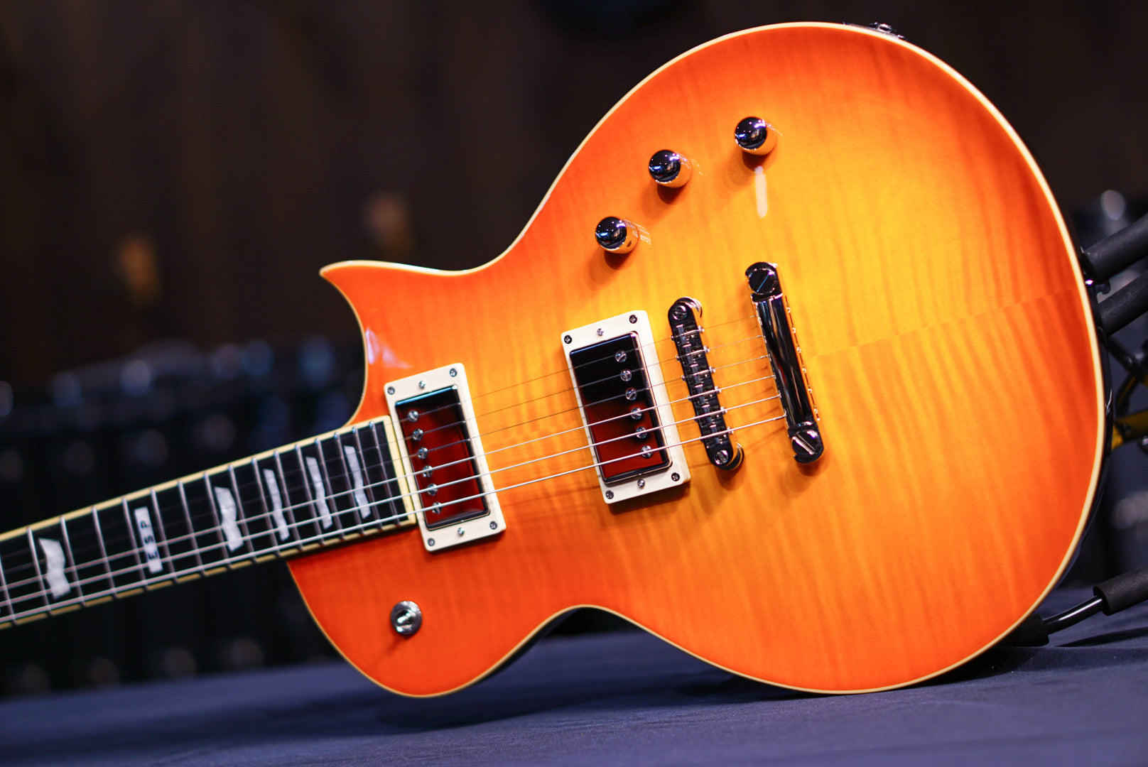 ESP E-II ECLIPSE Full thickness Vintage honey burst ES0301233 - HIENDGUITAR ESP GUITAR