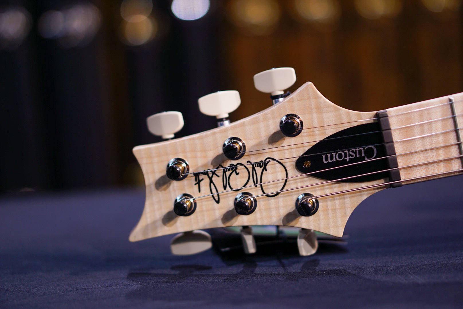 PRS Custom 24 Wood Library Blue Fade 0396074