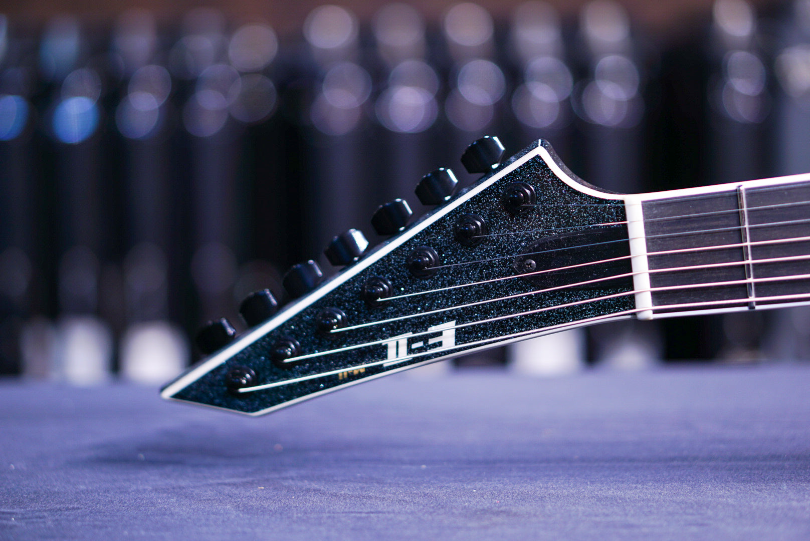 ESP E-II M-II7B Baritone evertune Granite Sparkle ES4981233 - HIENDGUITAR ESP GUITAR