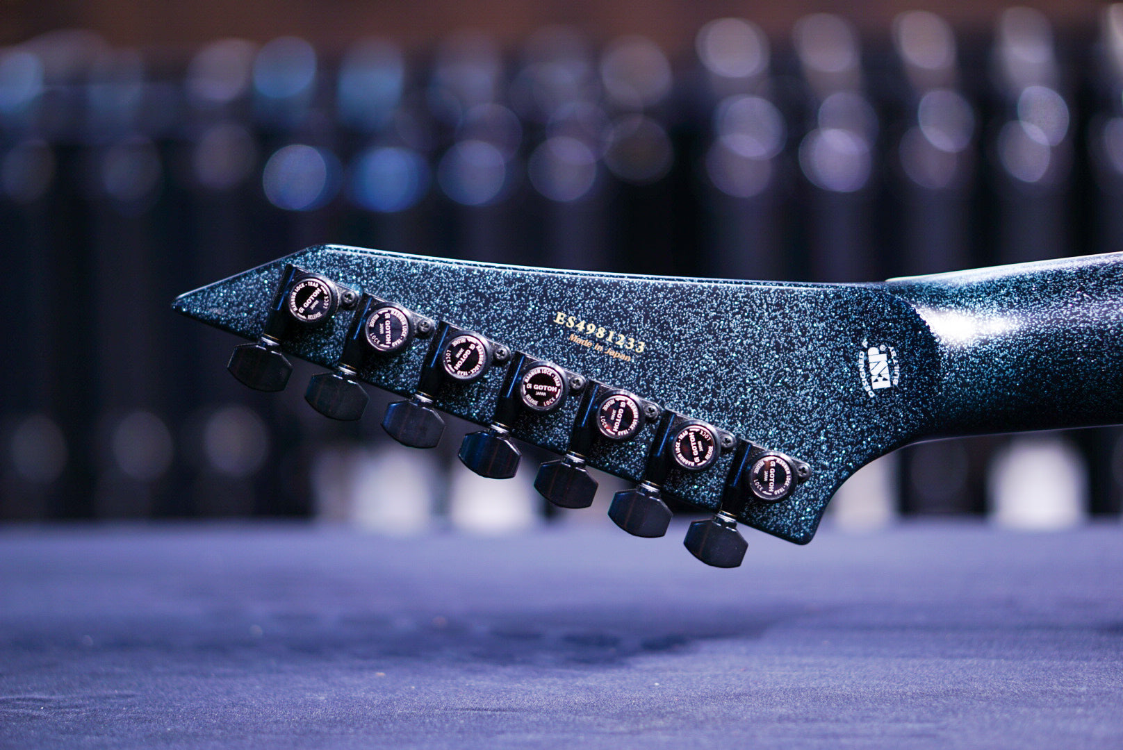 ESP E-II M-II7B Baritone evertune Granite Sparkle ES4981233 - HIENDGUITAR ESP GUITAR