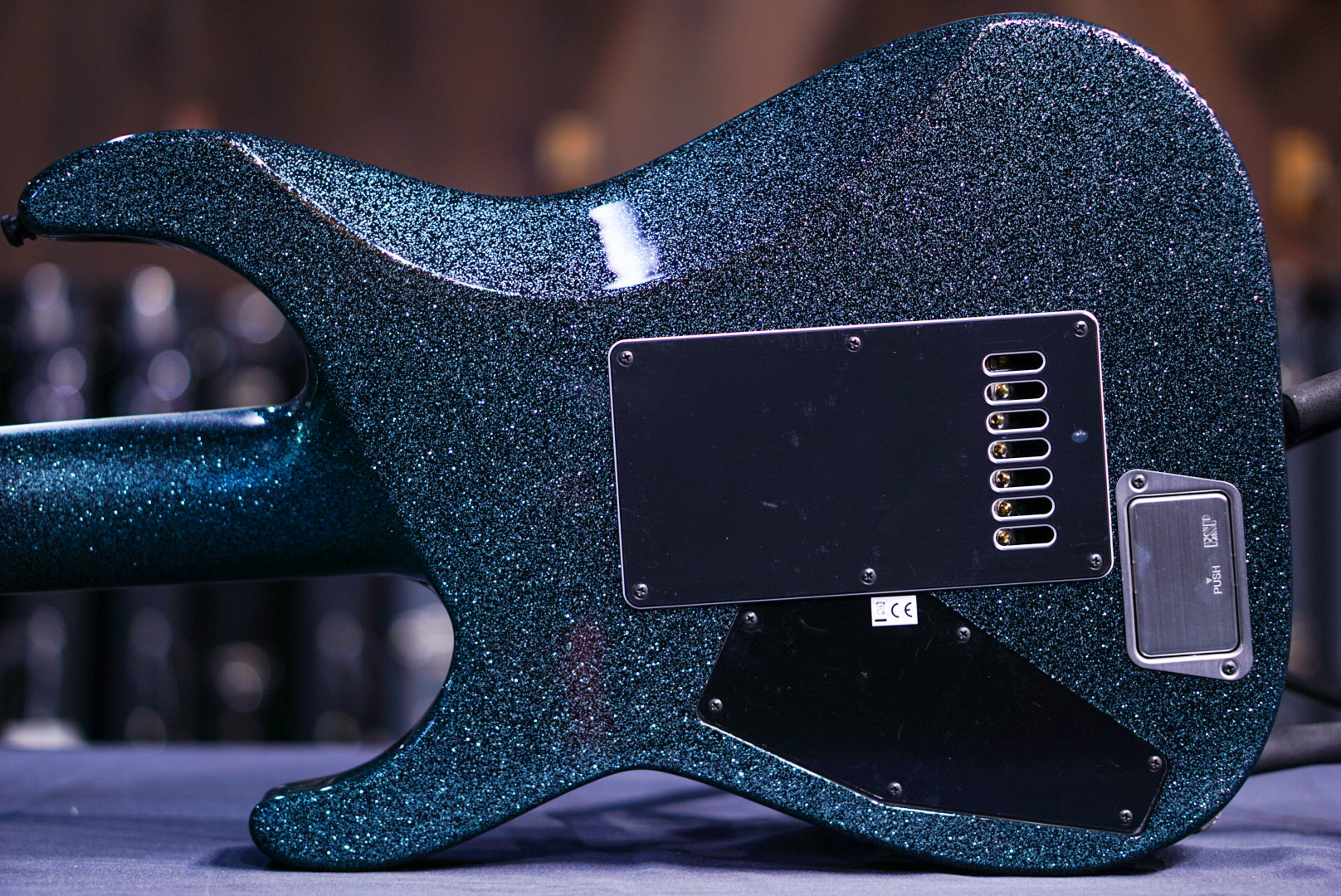 ESP E-II M-II7B Baritone evertune Granite Sparkle ES4981233 - HIENDGUITAR ESP GUITAR