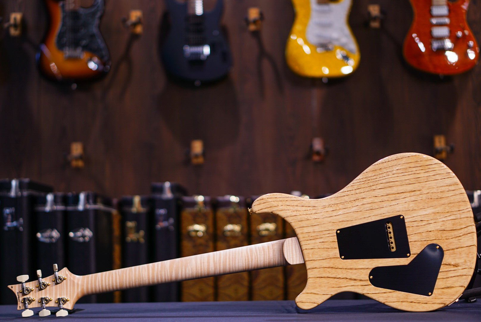 PRS Custom 24 Wood Library Blue Fade 0396074
