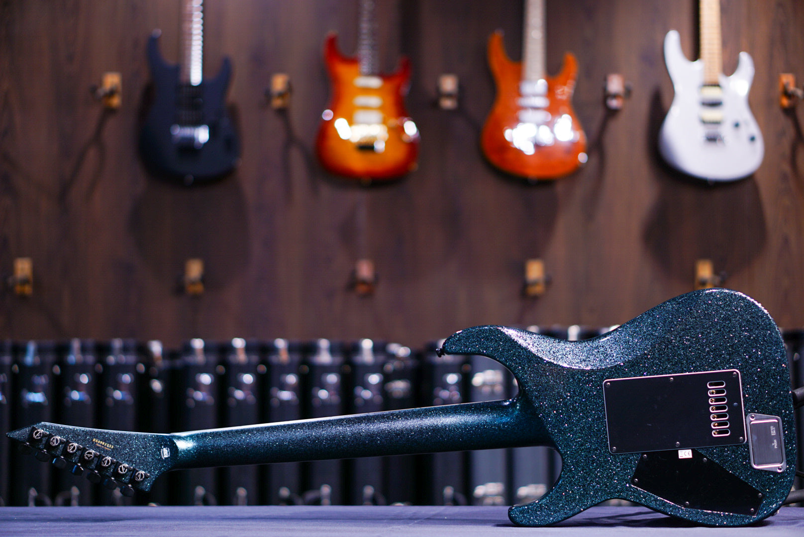 ESP E-II M-II7B Baritone evertune Granite Sparkle ES4981233 - HIENDGUITAR ESP GUITAR