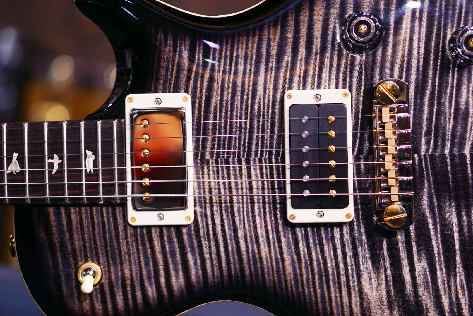 PRS Tremonti Charcoal Contour Burst 10 top fix bridge 0390658