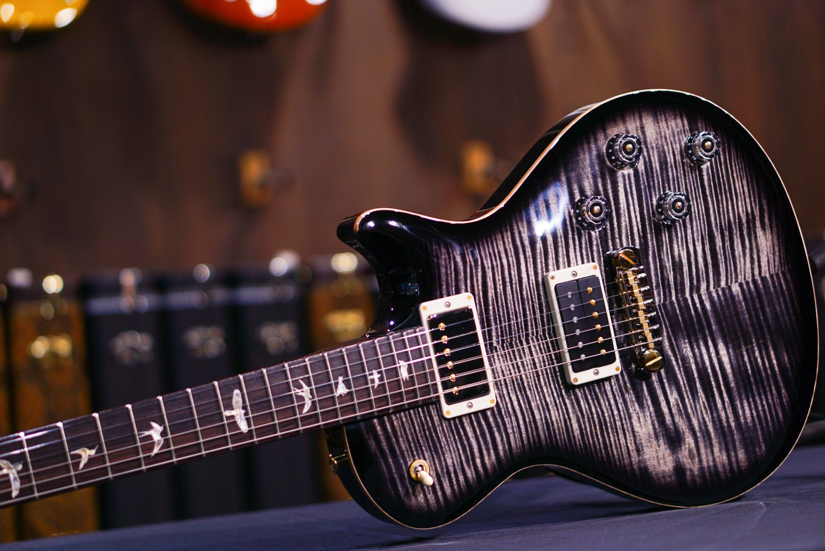 PRS Tremonti Charcoal Contour Burst 10 top fix bridge 0390658