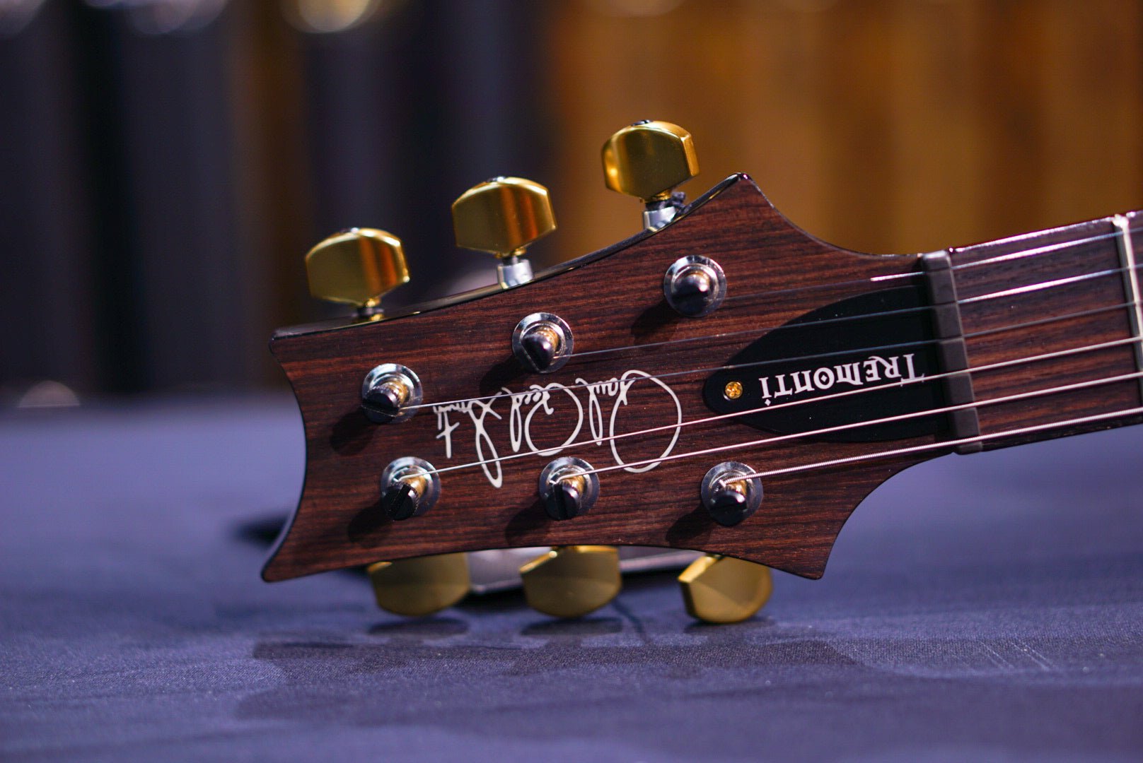 PRS Tremonti Charcoal Contour Burst 10 top fix bridge 0390658