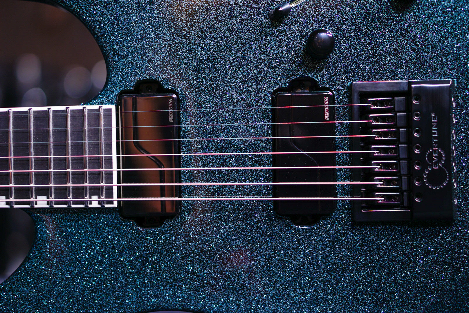 ESP E-II M-II7B Baritone evertune Granite Sparkle ES6110233 - HIENDGUITAR ESP GUITAR