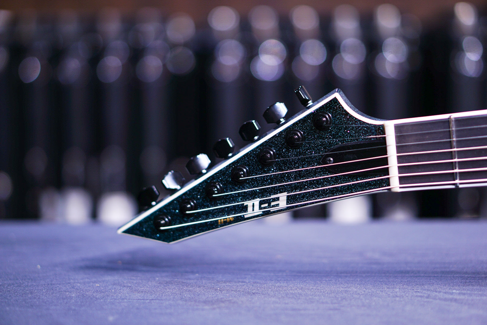 ESP E-II M-II7B Baritone evertune Granite Sparkle ES6110233 - HIENDGUITAR ESP GUITAR