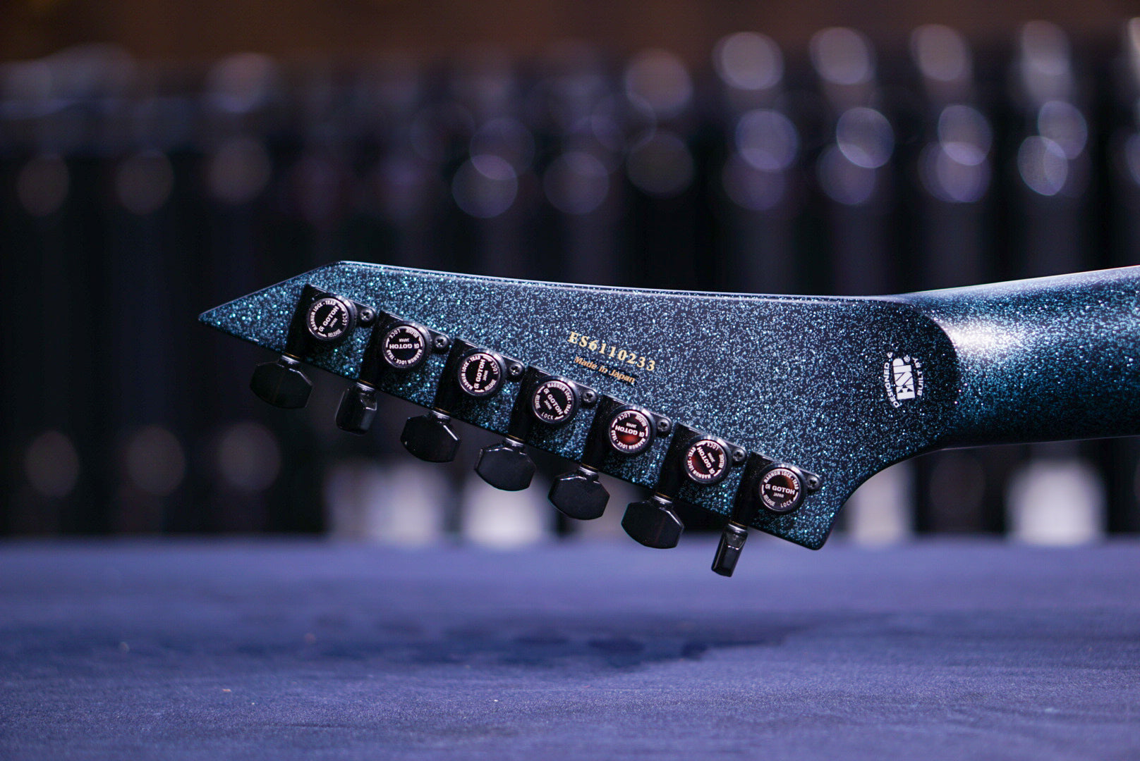 ESP E-II M-II7B Baritone evertune Granite Sparkle ES6110233 - HIENDGUITAR ESP GUITAR