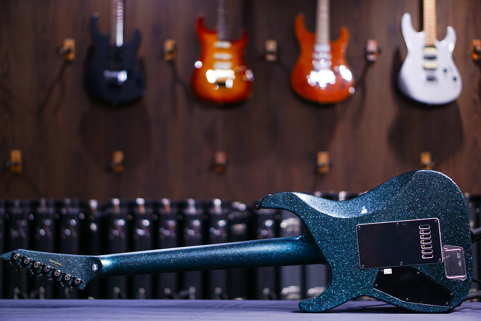 ESP E-II M-II7B Baritone evertune Granite Sparkle ES6110233 - HIENDGUITAR ESP GUITAR