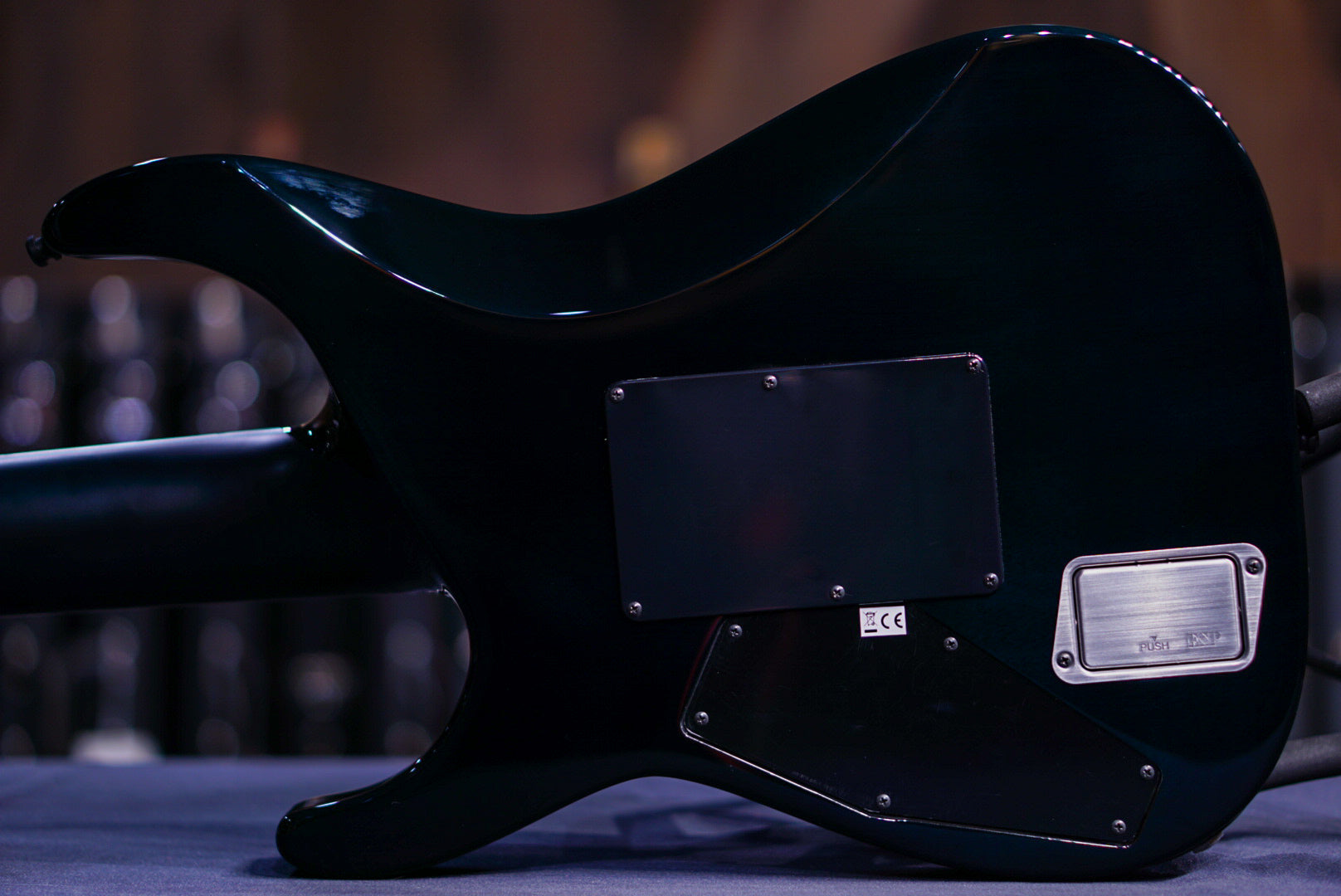 ESP E-II HORIZON FR-7 BLACK TURQUOISE BURST ES1854223 - HIENDGUITAR ESP GUITAR