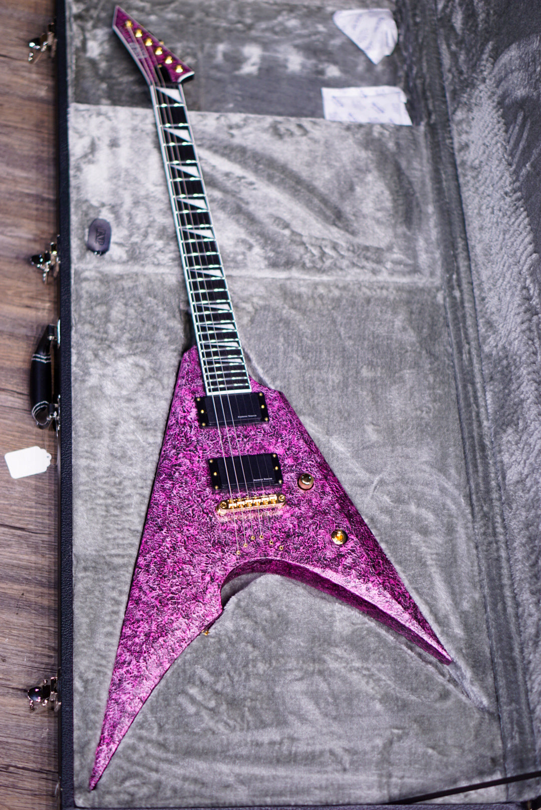 ESP-ARROW NT Castmetal pink Gold Package E3770232 - HIENDGUITAR ESP GUITAR