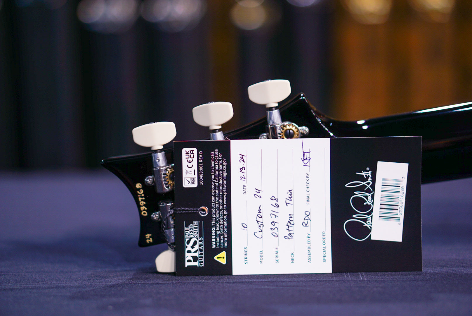 PRS Custom 24 Cobalt Smokeburst 0397168