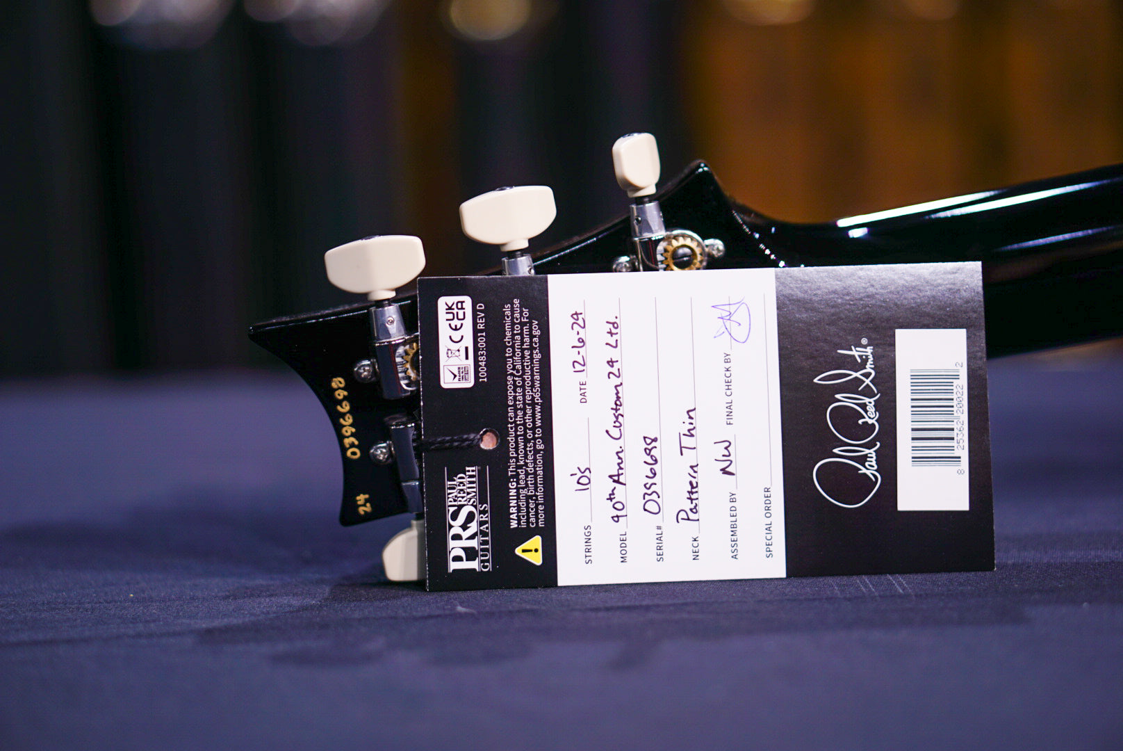 PRS 40th Anniversary Custom 24 Limited Edition Sub Zero 0396698