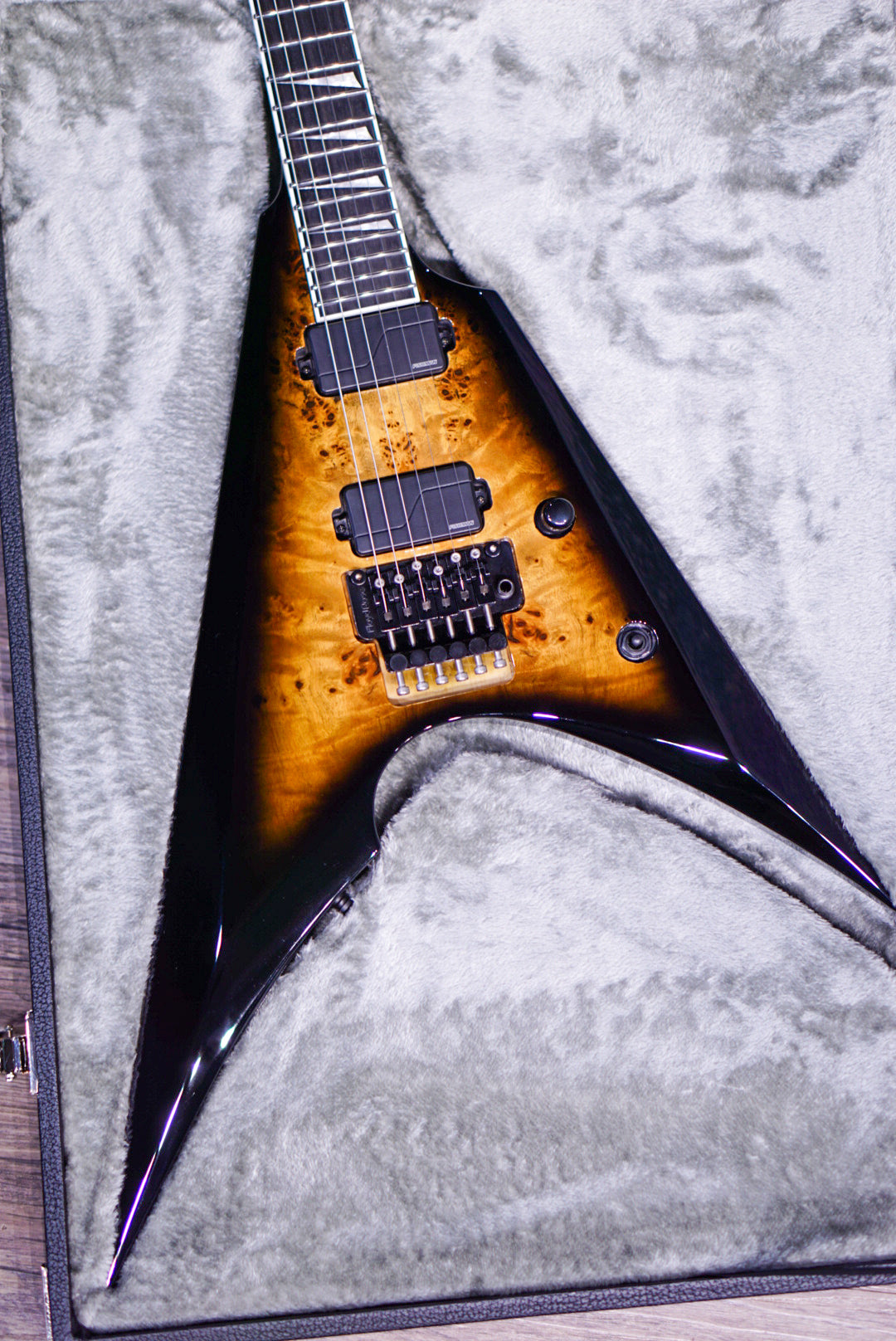 ESP E-II ARROW BM/FL/Nebura Black Burst ES7501233 - HIENDGUITAR E-II GUITAR