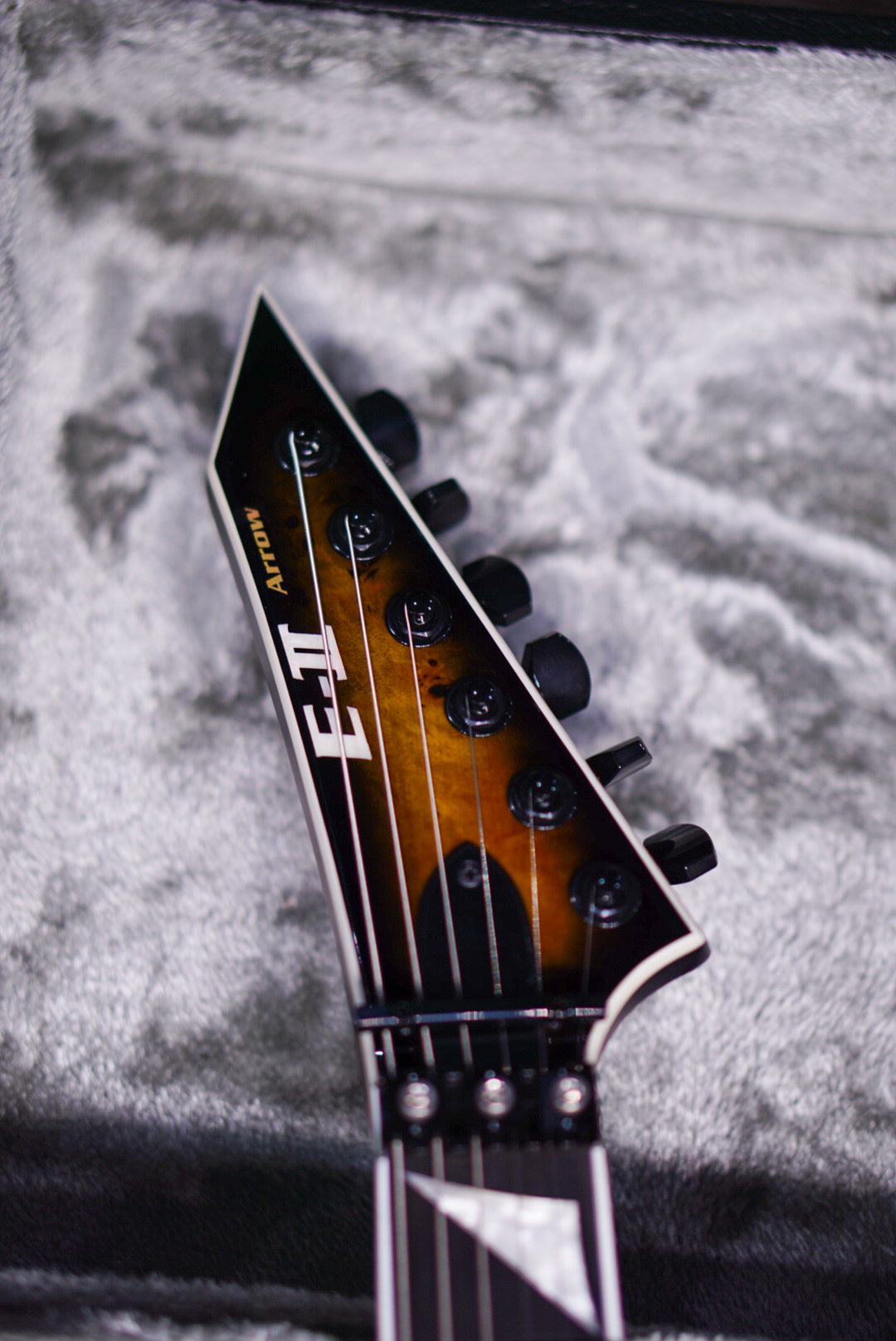 ESP E-II ARROW BM/FL/Nebura Black Burst ES7501233 - HIENDGUITAR E-II GUITAR